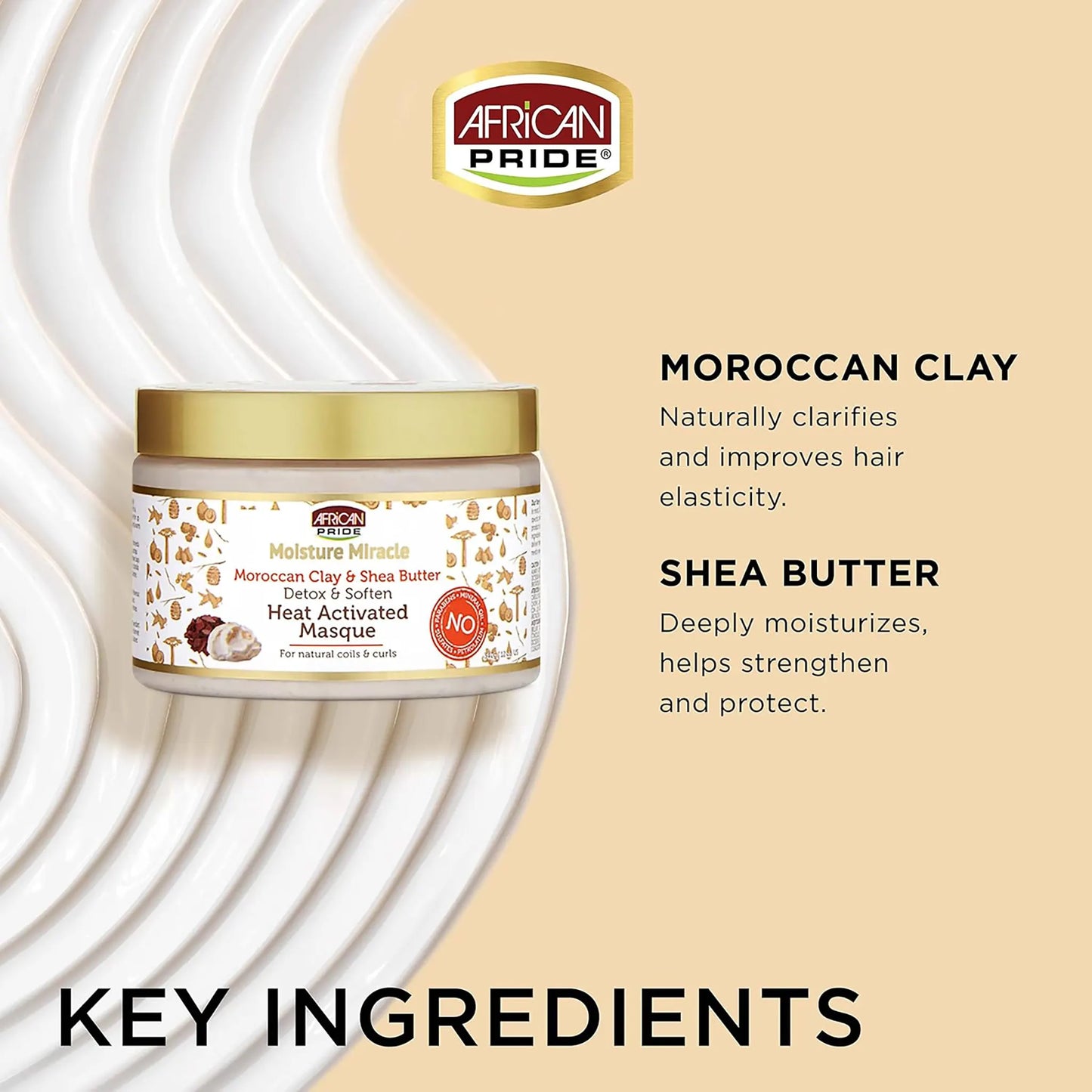 African Pride Moisture Miracle Heat Activated Masque 340g