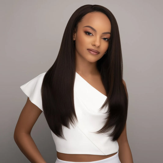 FEME 2 - in - 1 Halbperücke & Ponytail – Nadia - UREMBO Beauty