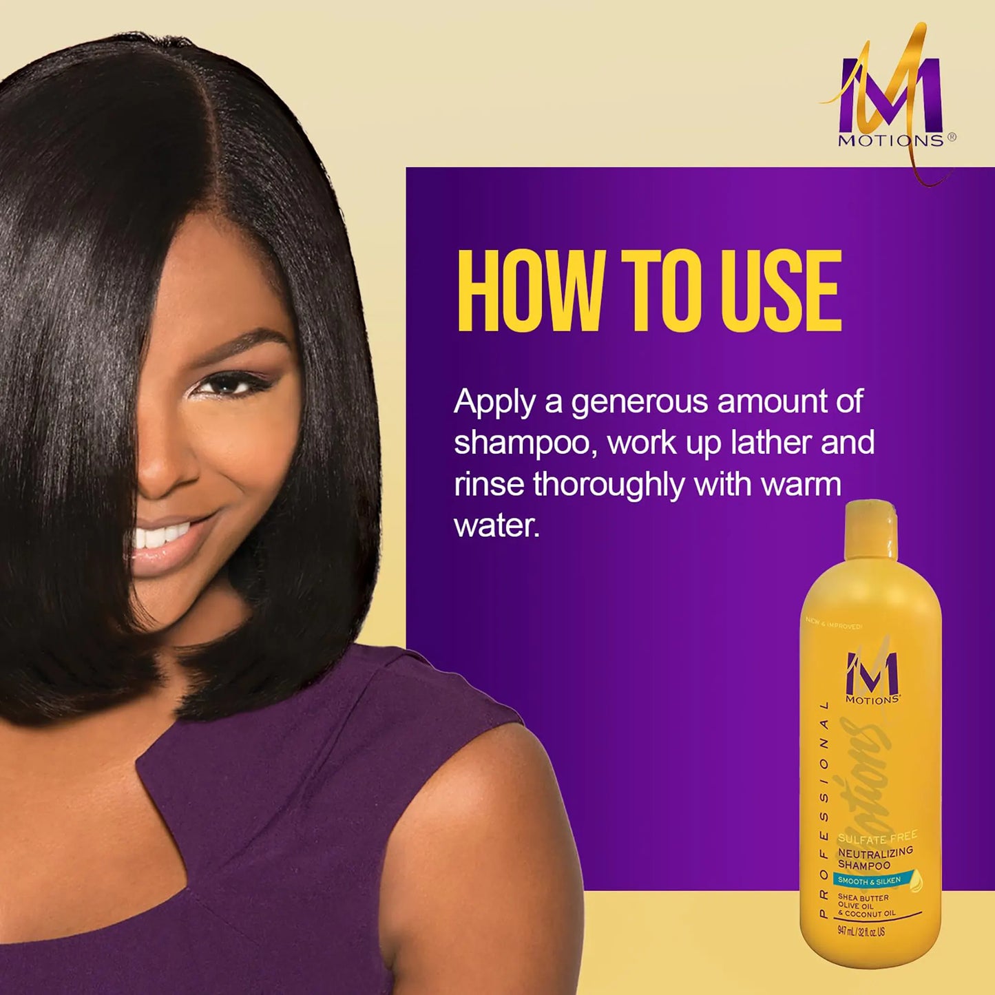 Motions Professional Sulfate Free Neutralizing Shampoo 947ml