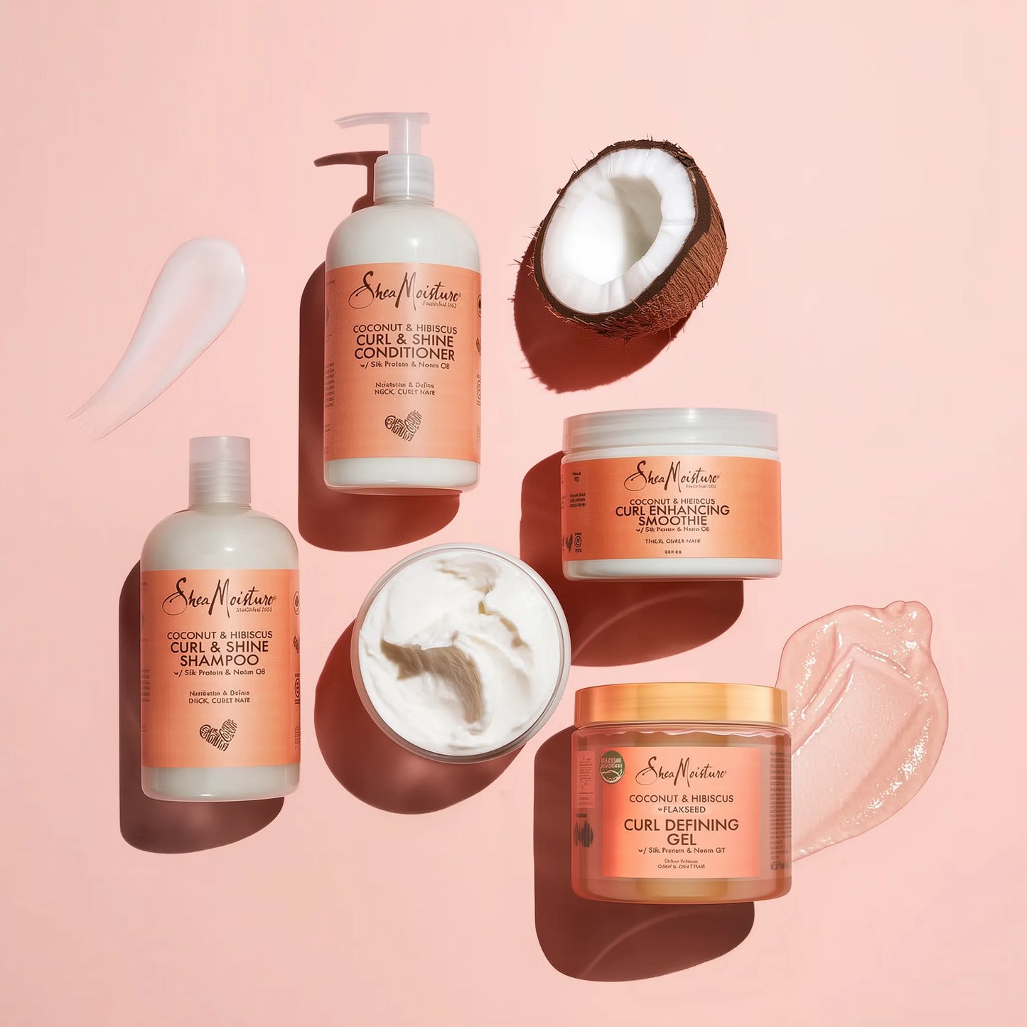 Shea Moisture Coconut & Hibiscus Curl & Shine Conditioner 384ml