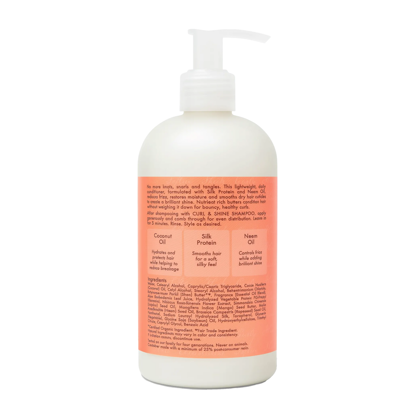 Shea Moisture Coconut & Hibiscus Curl & Shine Conditioner 384ml