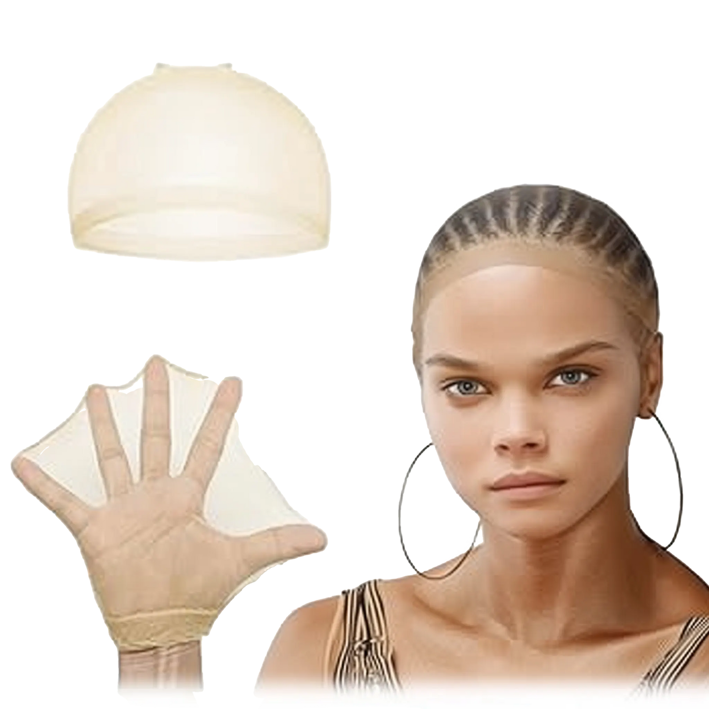 Stocking Wig Cap (2 pieces) – ultra-thin wig cap