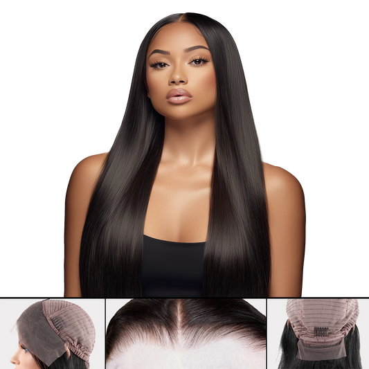UREMBO Straight 13x4 Frontlace Wig – Echthaarperücke
