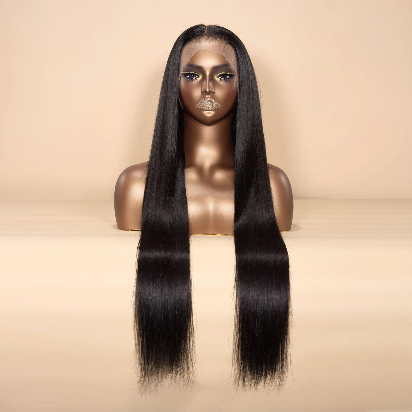 Perruque UREMBO lisse 13x4 avec lace front – Perruque en cheveux humains